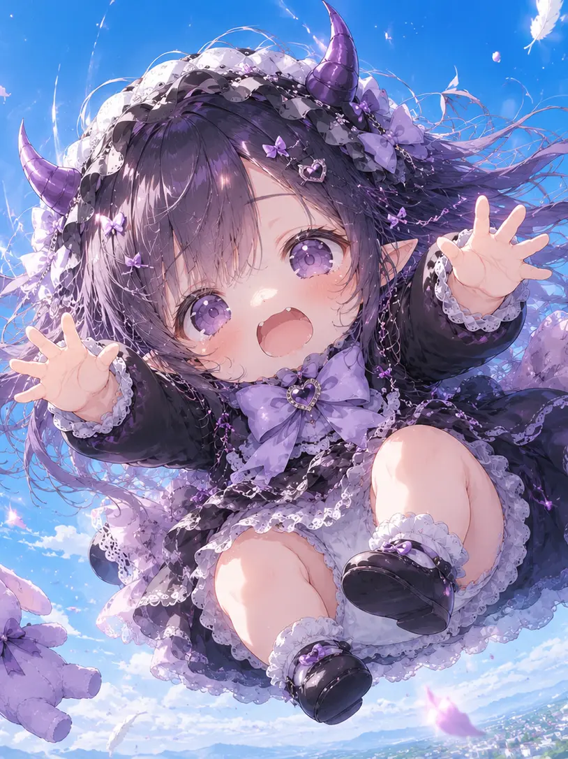 miyu7856의 空から降ってきた魔界の赤ちゃん