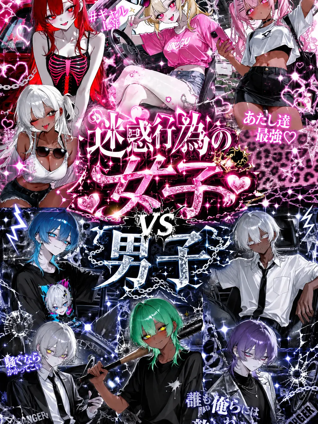 p_q_18의 迷惑行為の女子VS男子