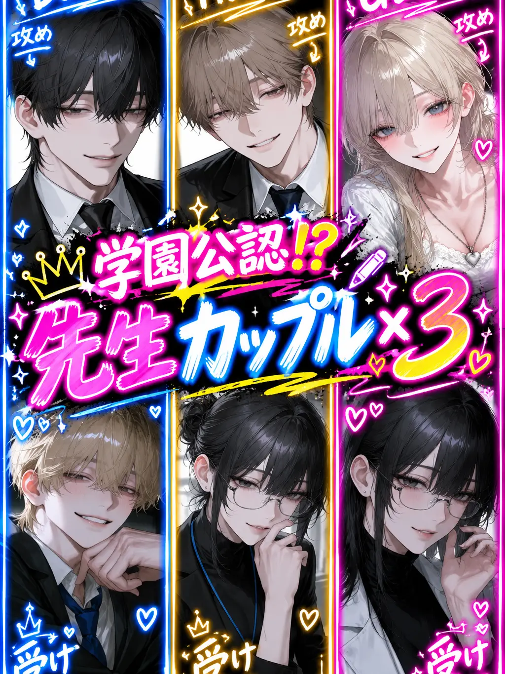 VANILA12의 学園公認⁉️　先生カップル×３