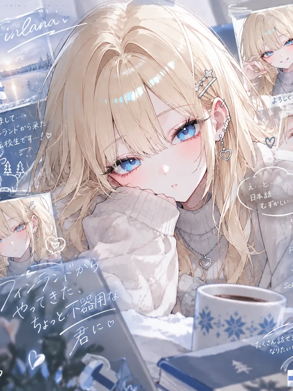 Asuuuuuuuuuuuu의 フィン語で揶揄う彼女。