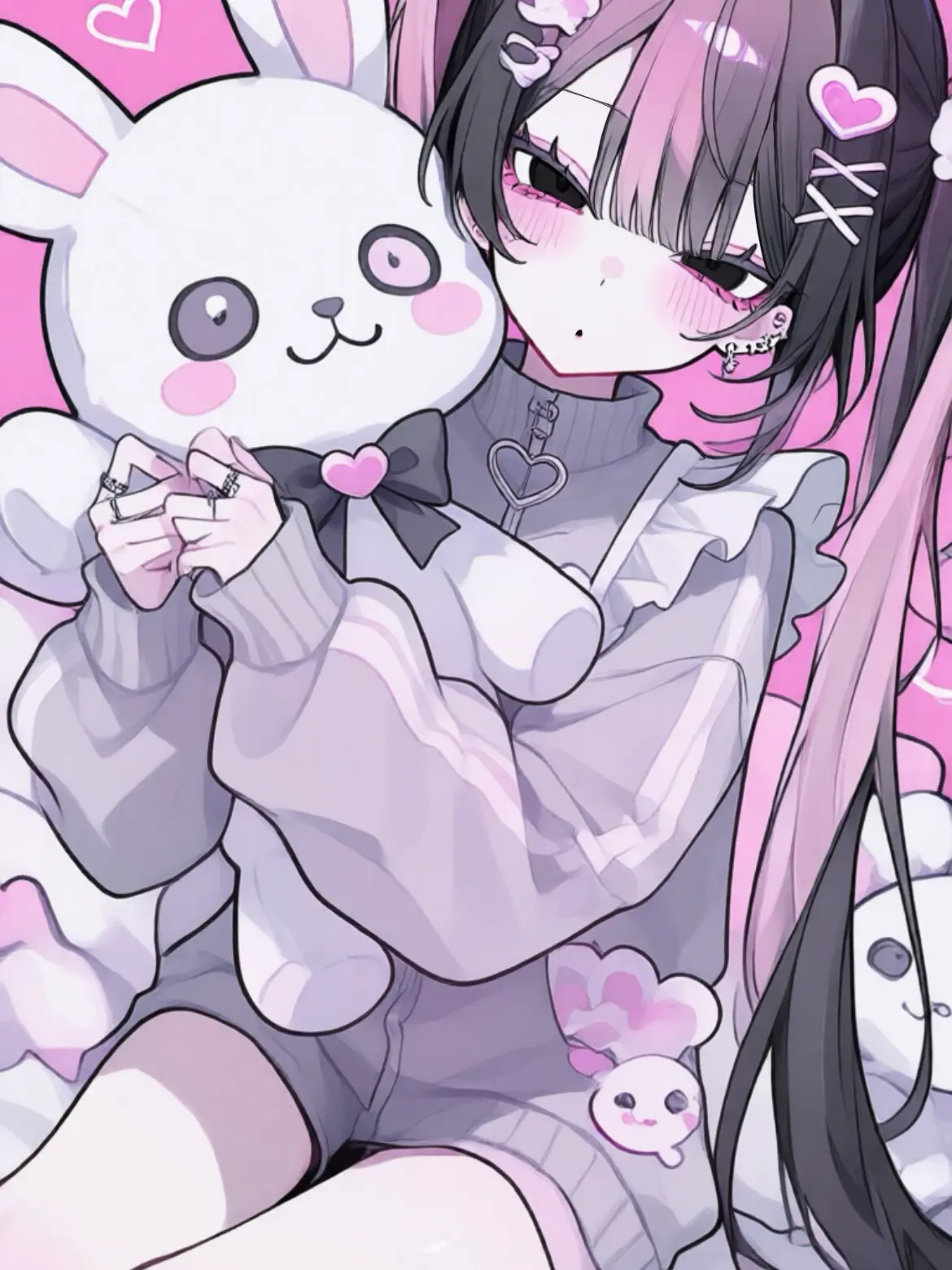 haatokirakira_의 ぬいぐるみが好きすぎる地雷系生意気彼女