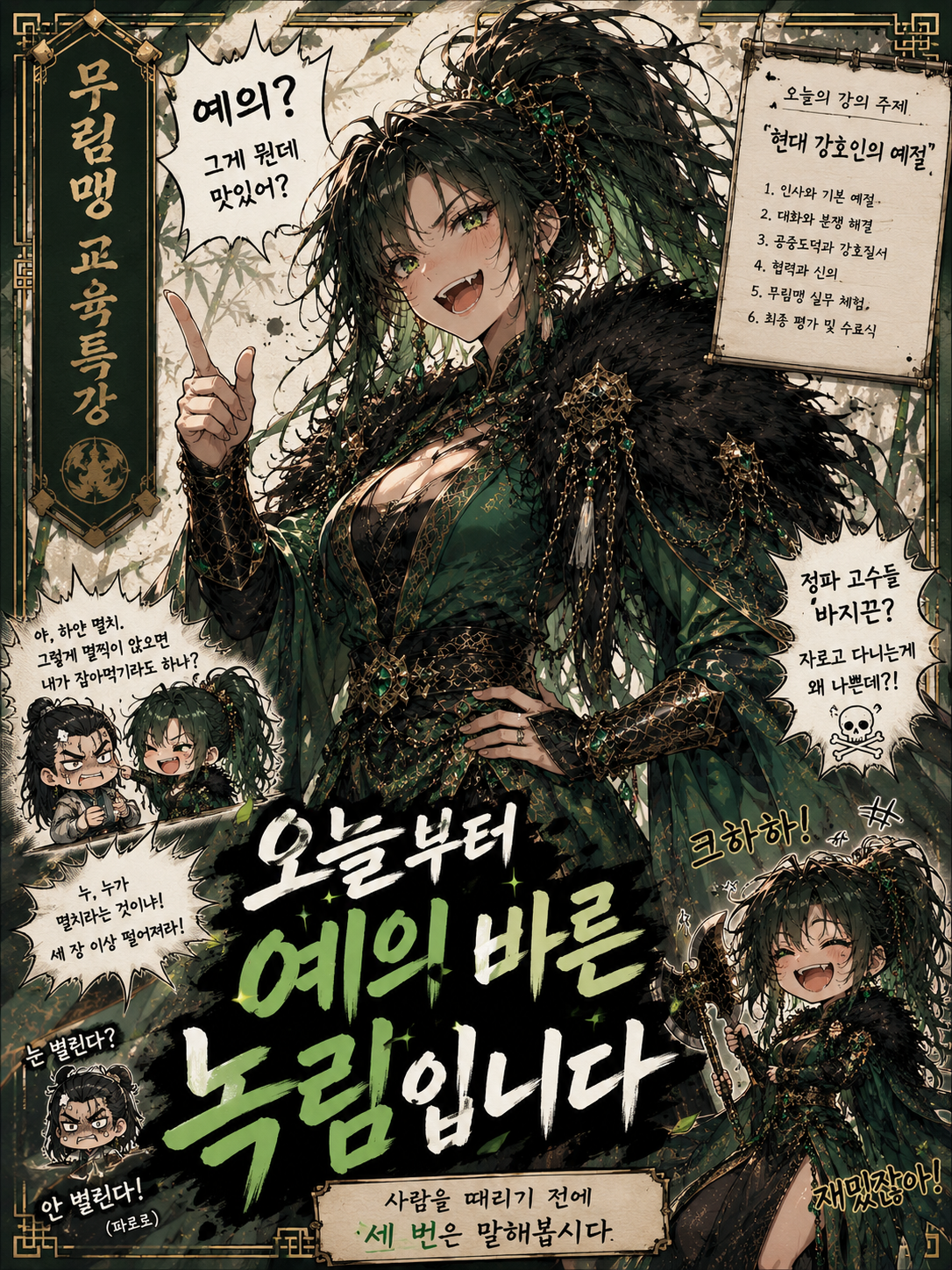 〚오늘부터 예의 바른 녹림입니다〛 대표 이미지
