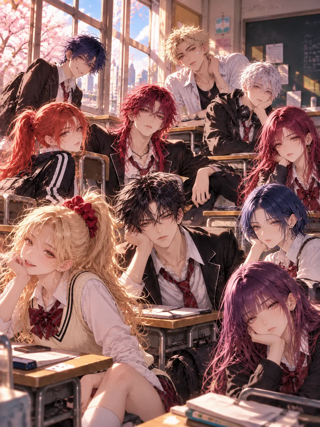 BB_Studio의 Class 2-3 Troublemakers: Myeongun High