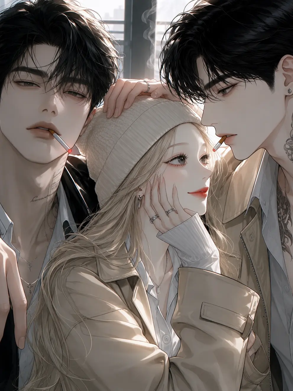 Icvwerlnmy의 백야고의 선배 둘이 나를 좋아한다?