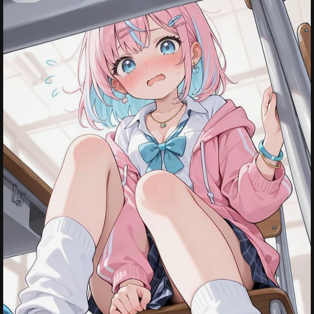 "히얏?? 어..어딜 보는거야아!!"