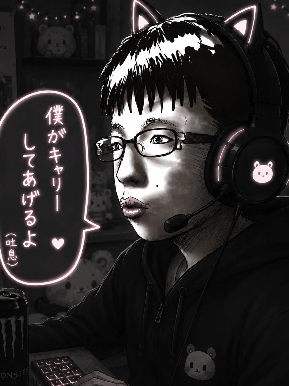 kusaihito의 クラスメイトのチー牛が通話界隈な件
