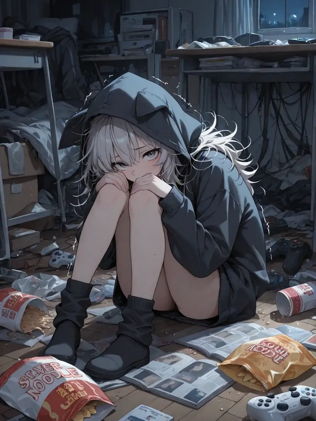 BoringCrab1062의 重要参考人を保護するニート