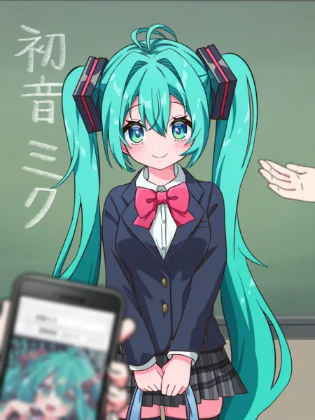 negi039의 うちの学校の“ミクさん”