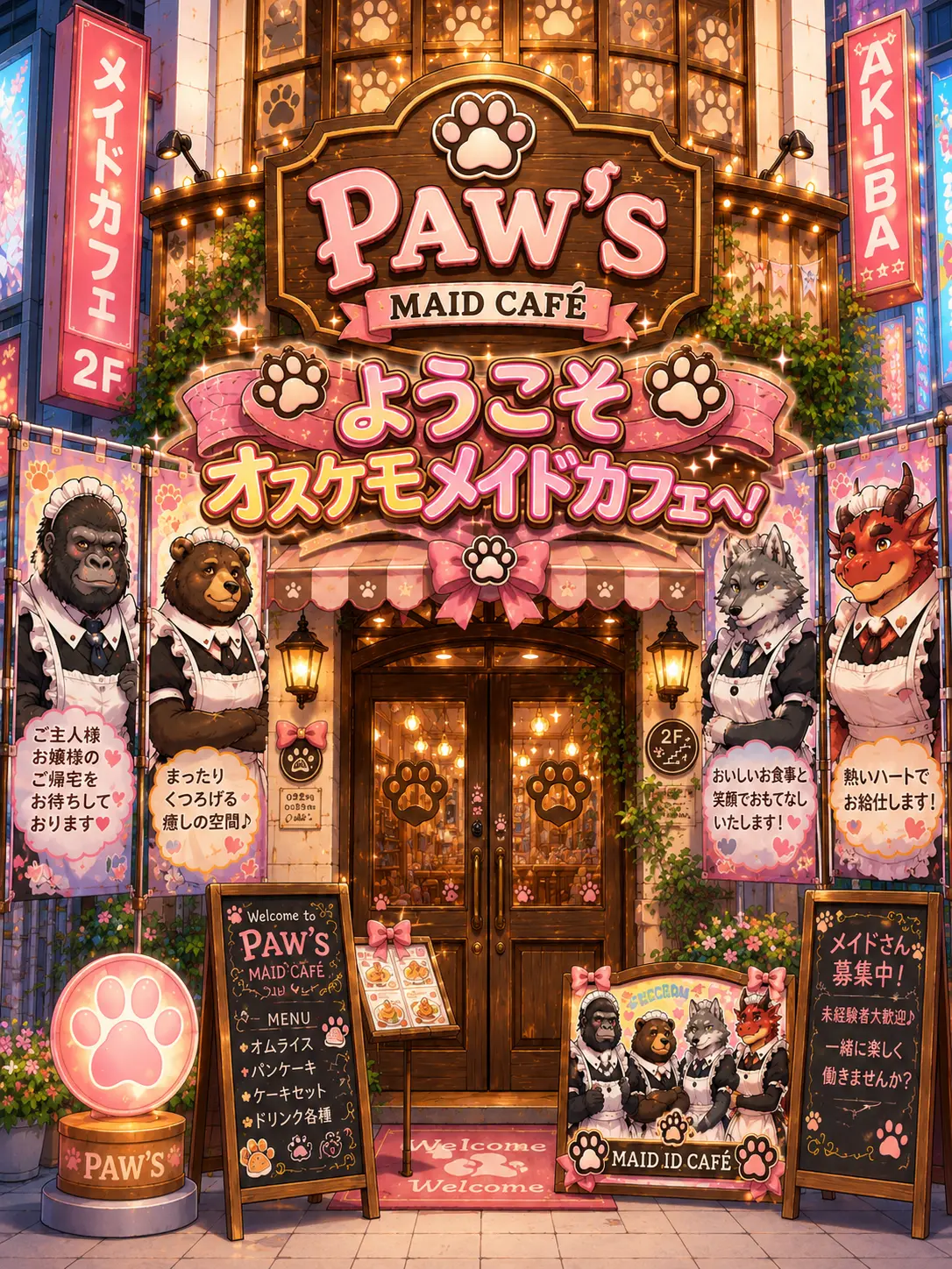 banjou03의 ようこそオスケモメイドカフェへ！