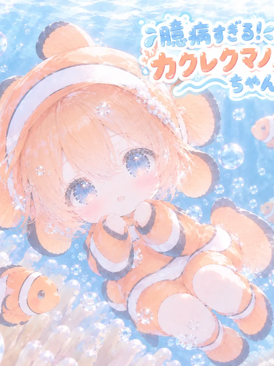 ddd_w4h4의 臆病すぎる！？カクレクマノミちゃん🐠