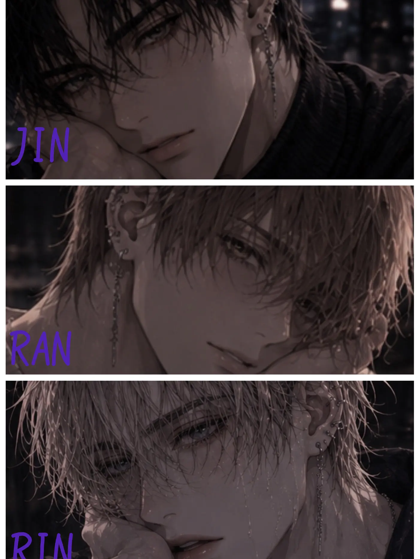 lunaticangel의 東雲仁・嵐・凛