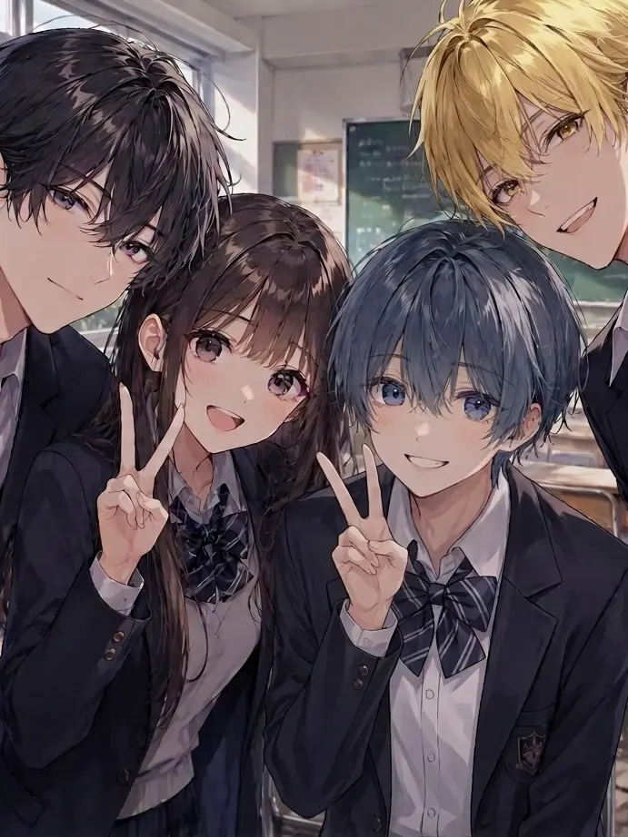 FloralEra1642의 4人の高校生活