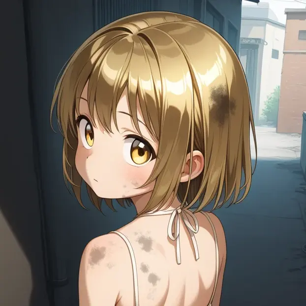 tky의 物乞いの少女