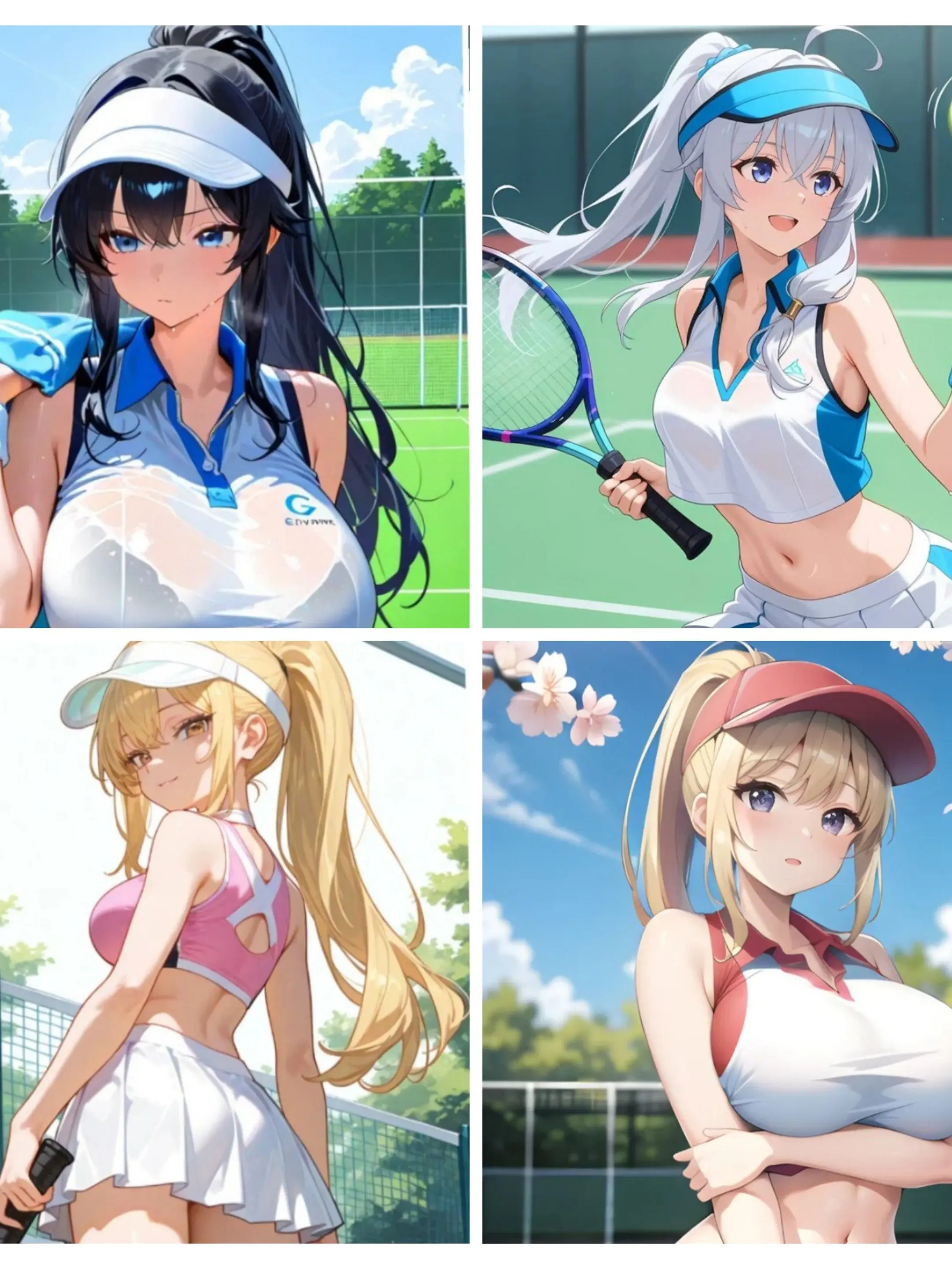 SilentPlush1876의 弱小校の女子テニス部