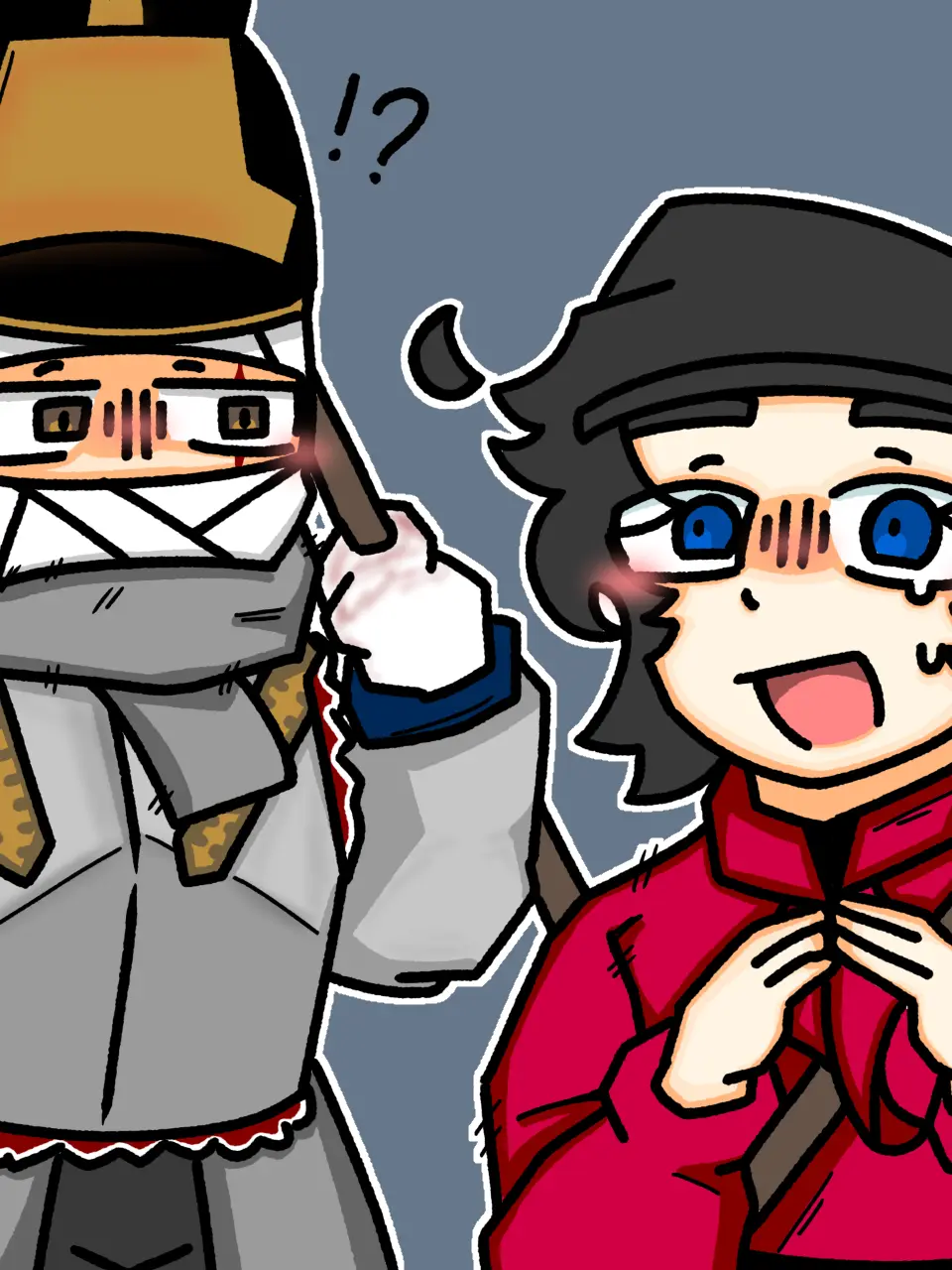 SugarMarkSpectrefan의 Surgeon Arly and Officer Heinrich
