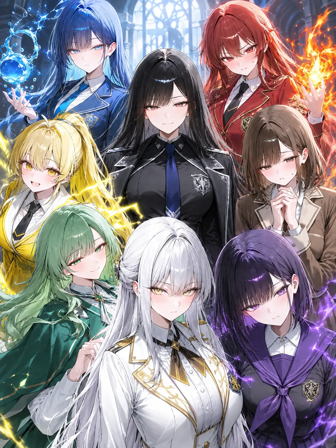 ._.yu의 8人の最強と魔力契約