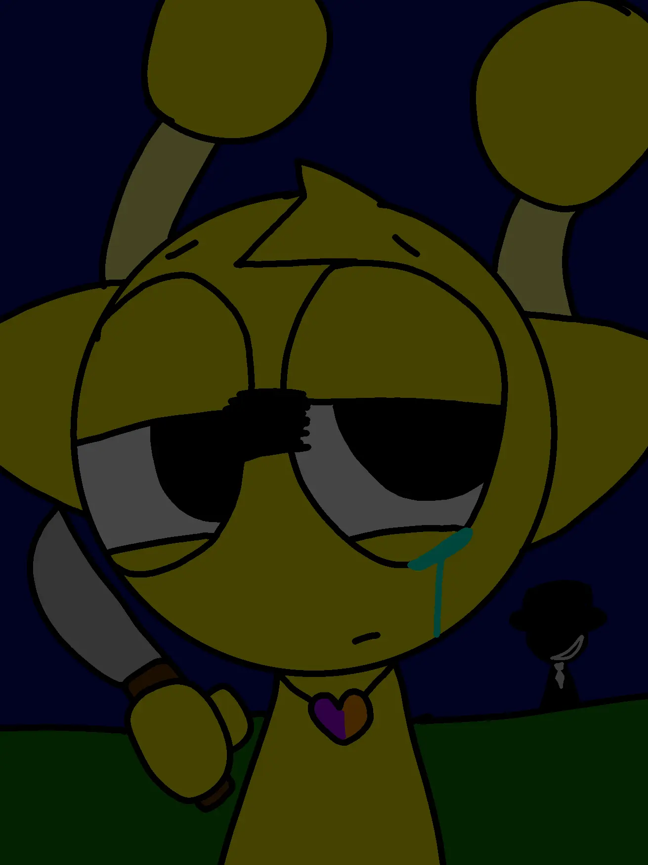 SquareTable8519의 오렌과 더플을 죽이려는 사이먼