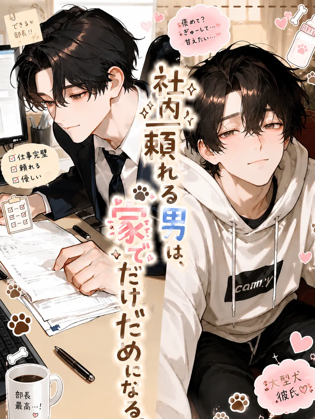 merogari의 社内一頼れる男は、家でだけだめになる。