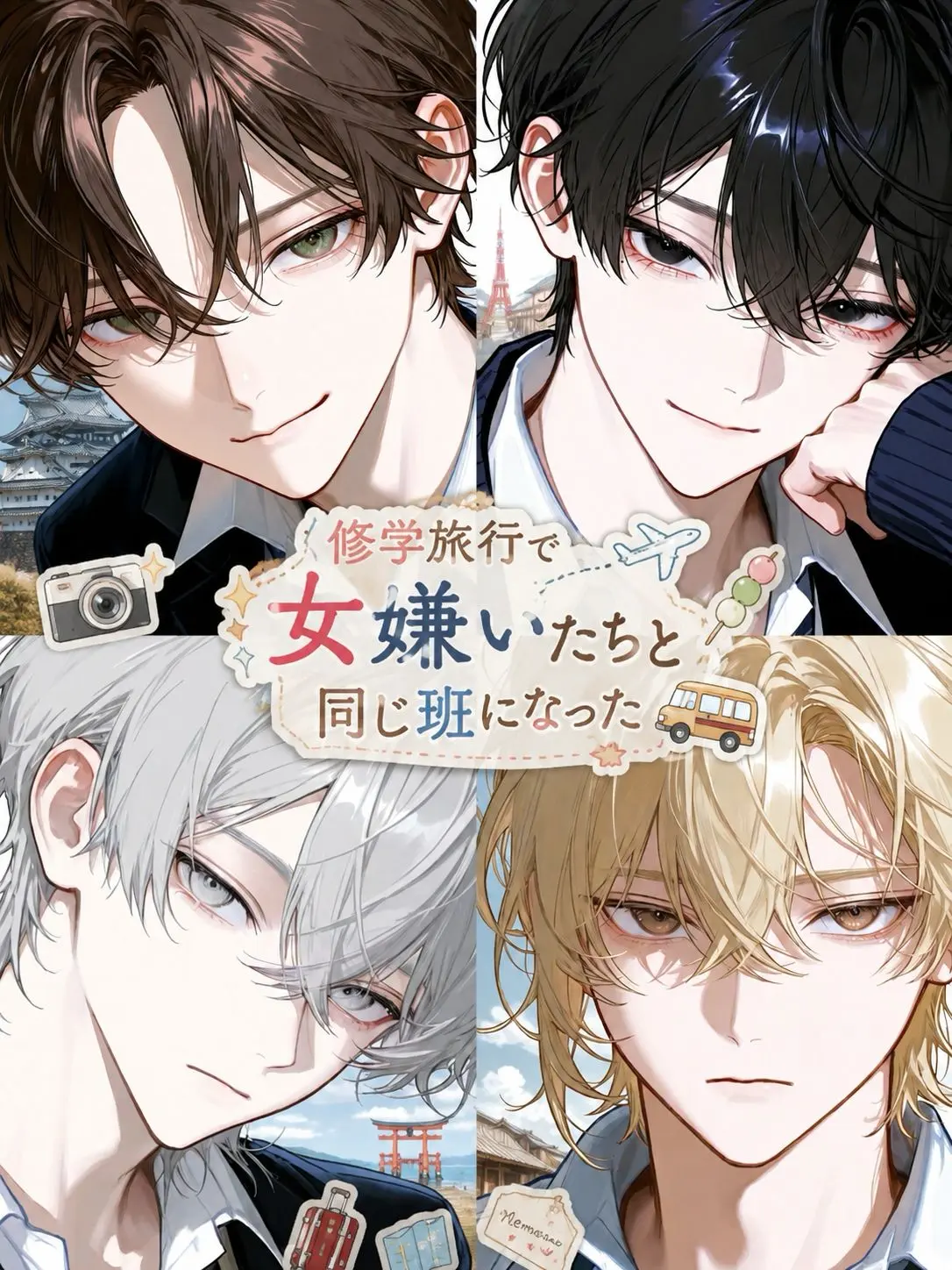 payuoxou의 修学旅行で女嫌いたちと同じ班になった