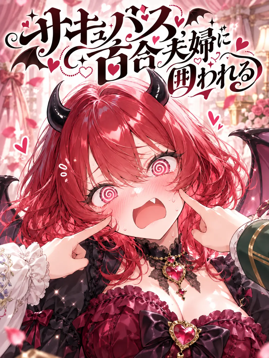 GirlsLove_suki의 サキュバス、百合夫婦に囲われる