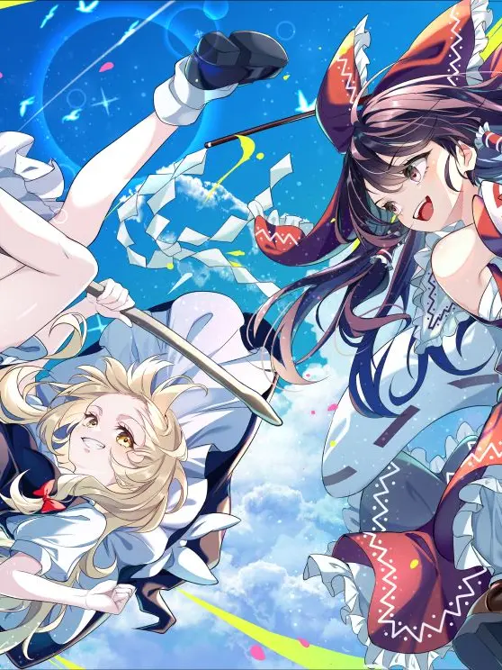 ScenicSalt0949의 白い謎の部屋に集められたキャラ達(霊夢版