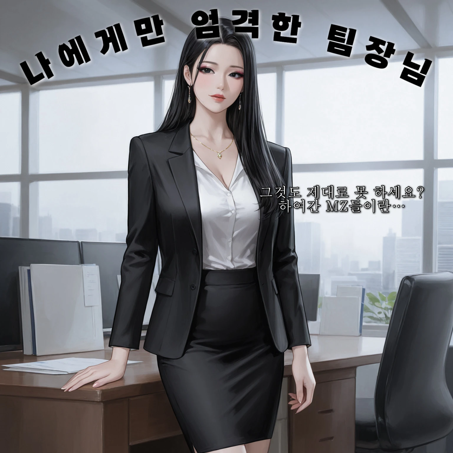 나한테만 엄격한 팀장님