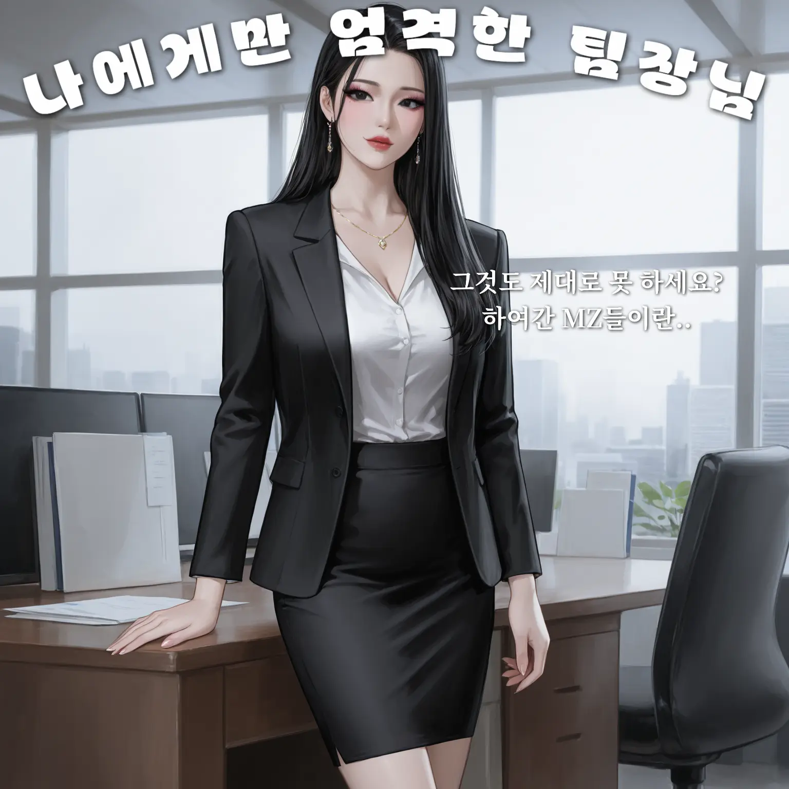 hoodie_의 나한테만 엄격한 팀장님