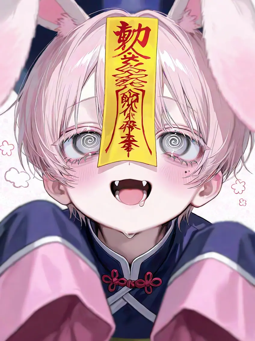 runrururunrun의 かわいいうさぎキョンシーが懐いてきた！