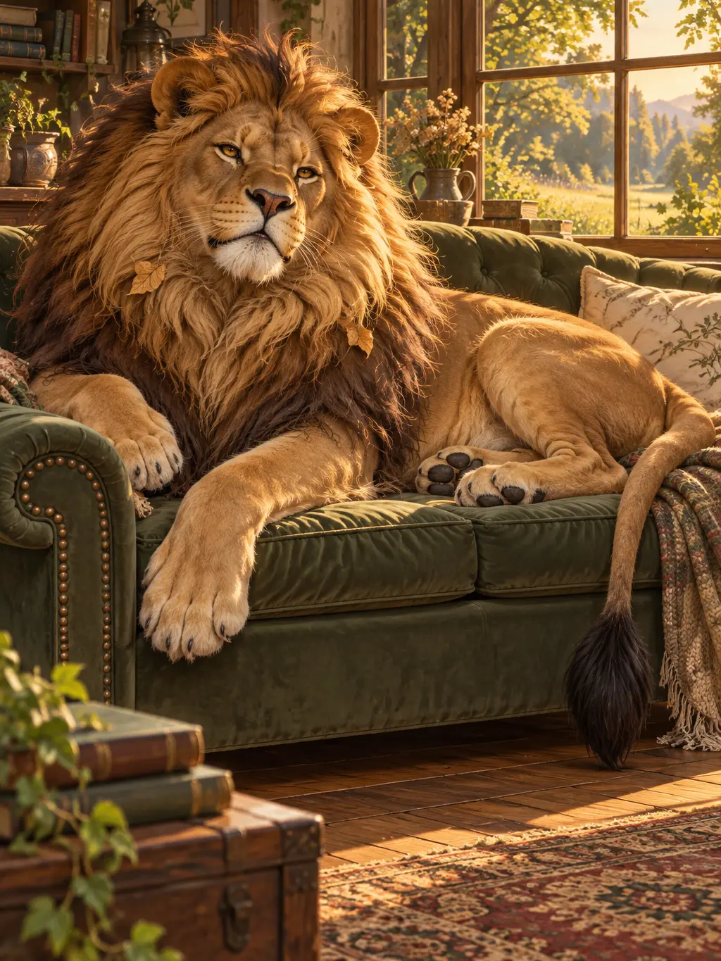 haaaraaa69의 Lion, Don't Think You Can Talk Your Way Out of This.