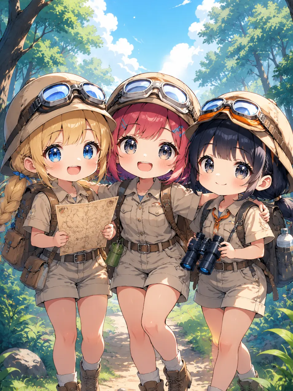 YoungMeno3717의 夏休み！ミニ探検隊と秘密の森