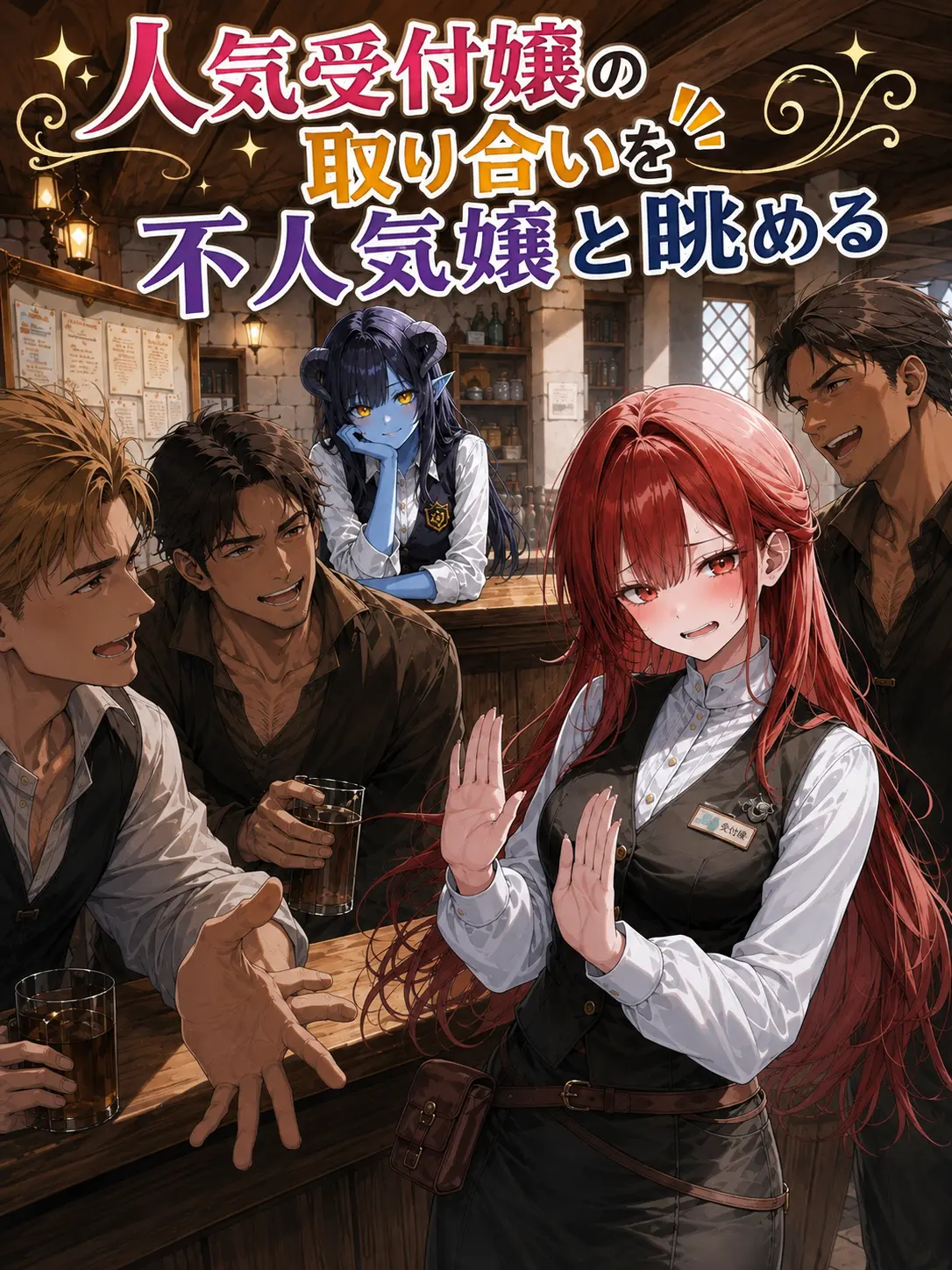 OpenGecko3907의 人気受付嬢の取り合いを不人気嬢と眺める