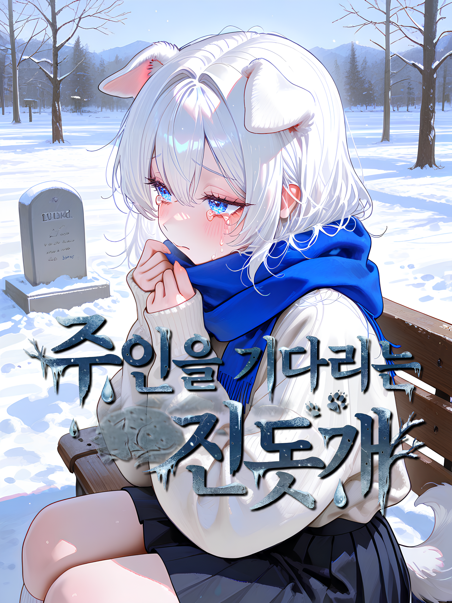주인을 기다리는 진돗개 대표 이미지