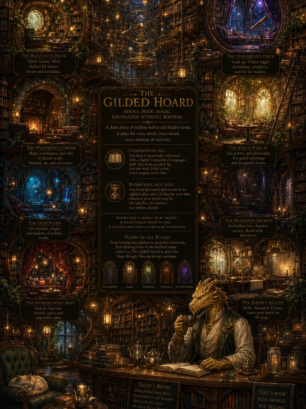 NeatDaug8383의 A Dragon and it's Library