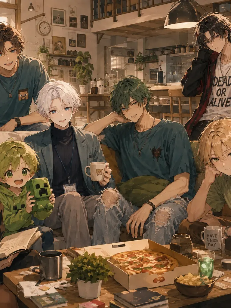 hikachi07의 Minecraft Gijinka Share House