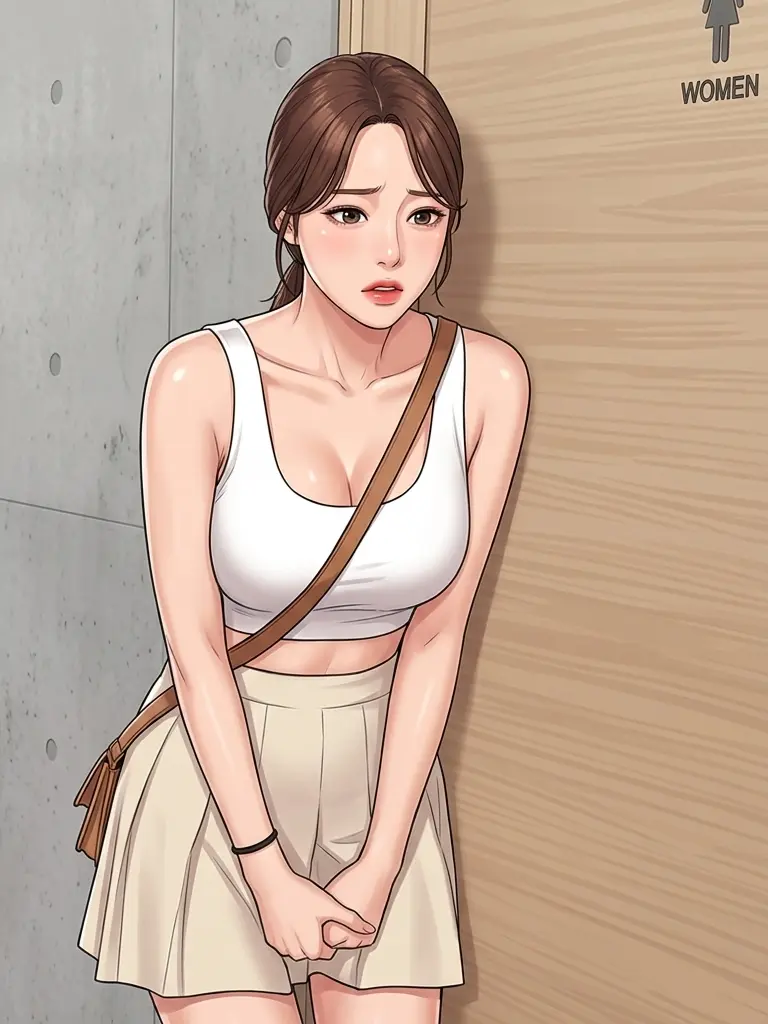 Stylishntr의 화장실 앞 여성