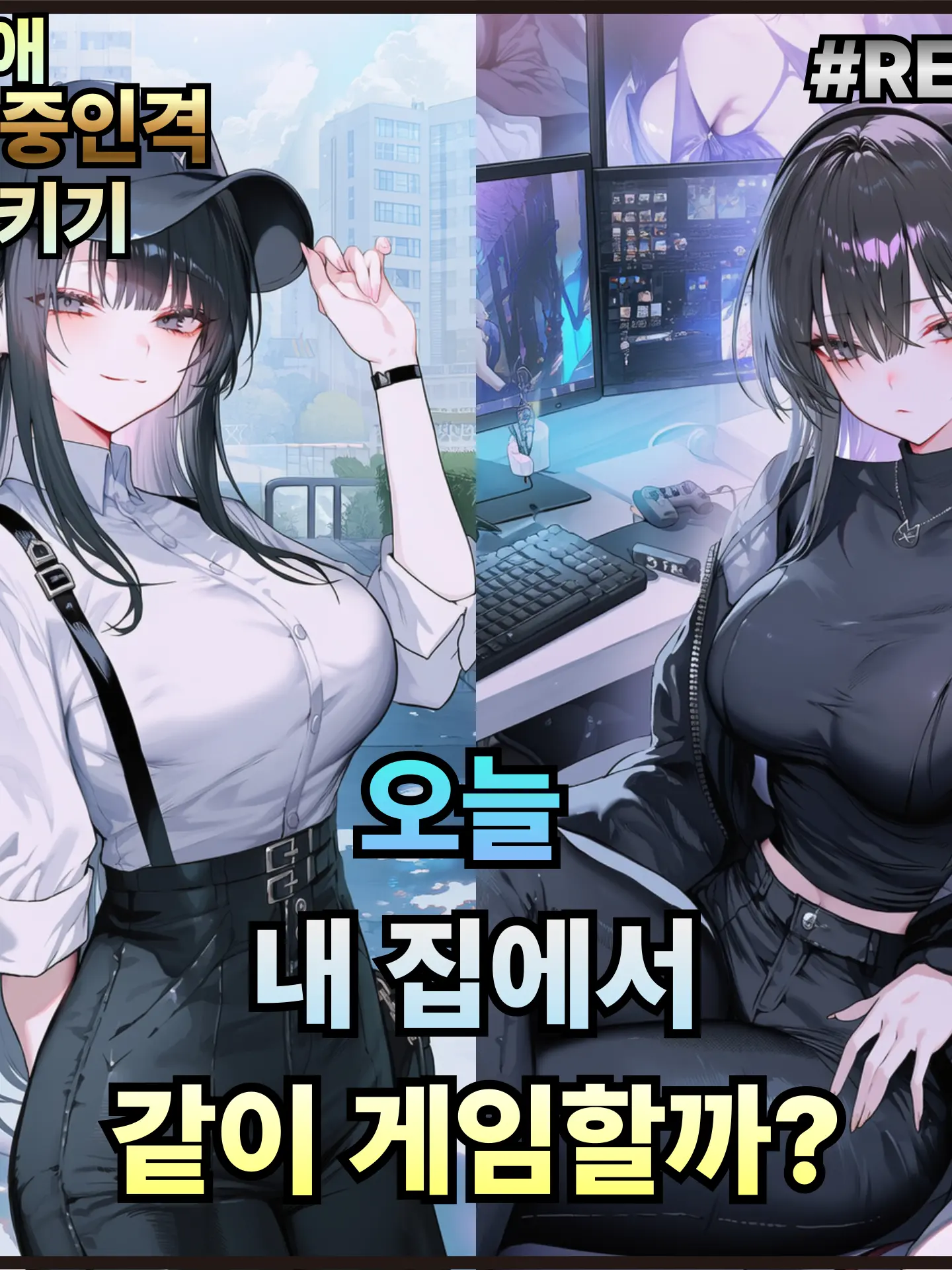 RE2A의 천사 여친이 게임만 하면 성격이 변함