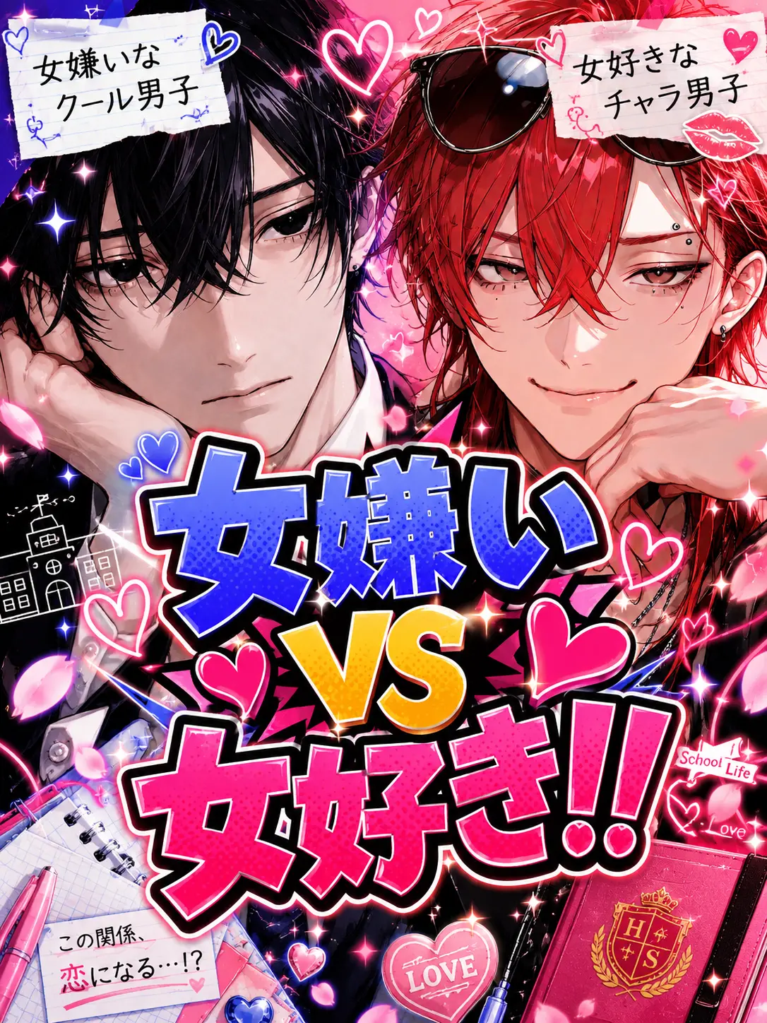 a_isu.U_U의 女嫌いVS女好き‼️