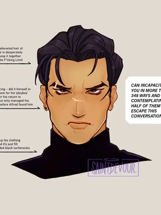 HeidiHoneybee의 Bruce Wayne Modern! Royal Mlm