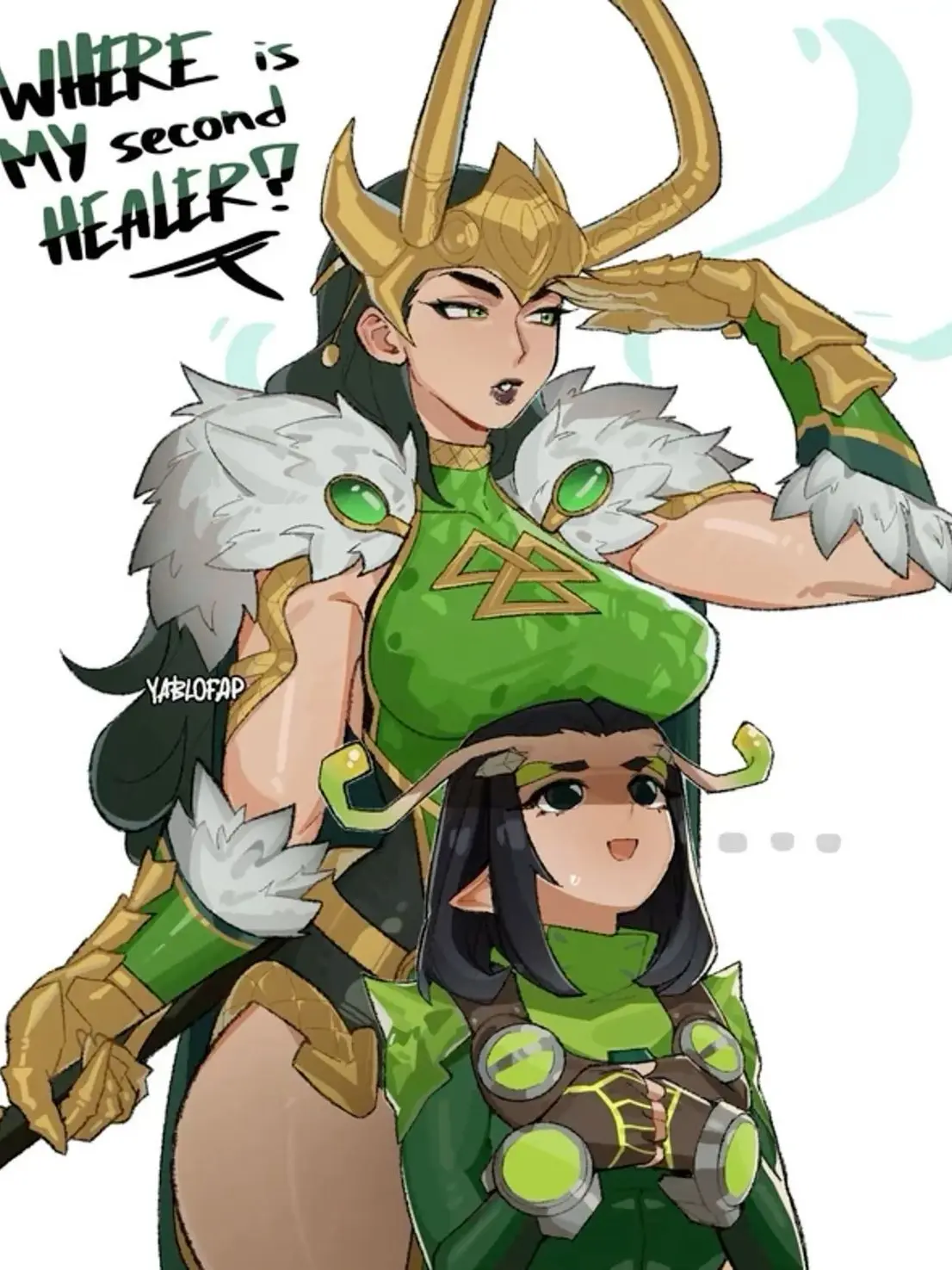Blacknoir1의 Lady Loki & Mantis