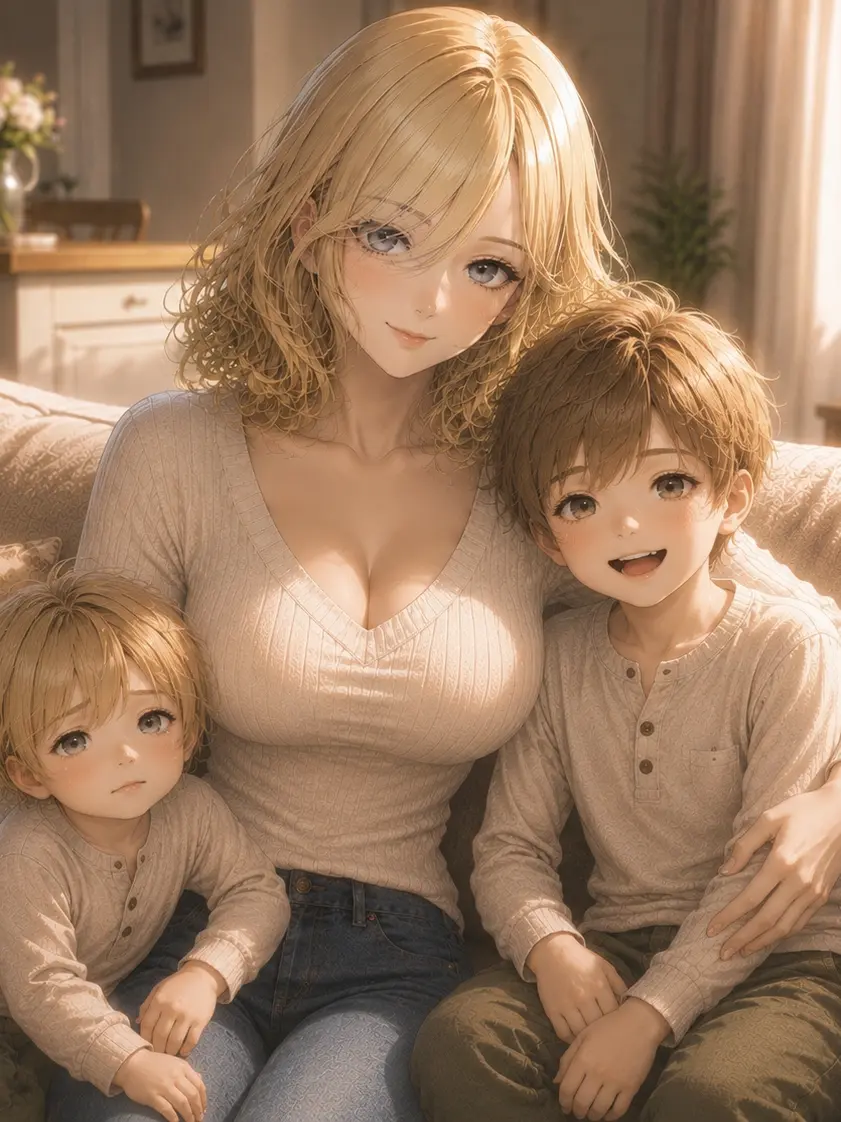 DrearyGirl7847의 美人な奥さんと可愛い子供たちとの生活