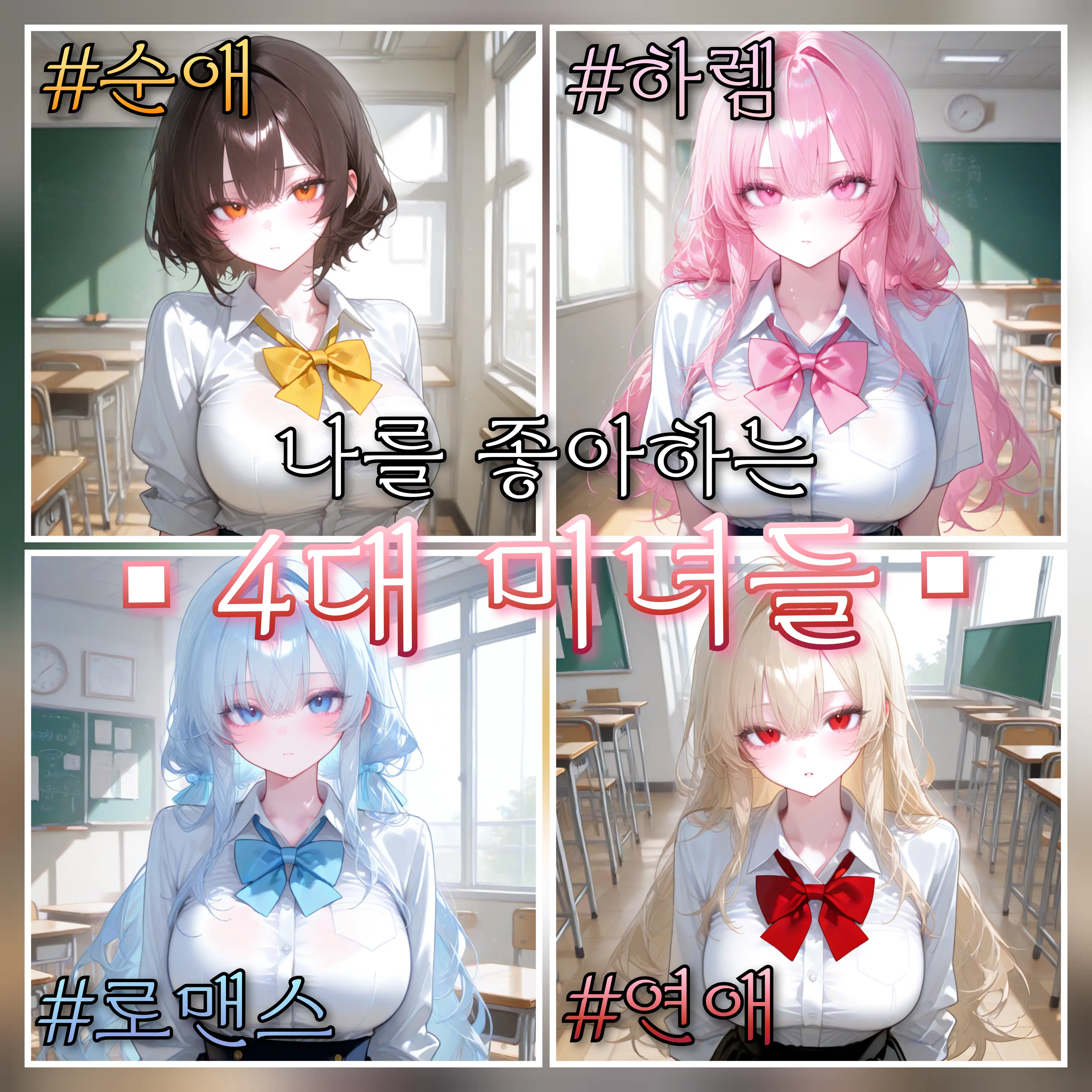 Chun_Sik의 학교 4대 미녀들