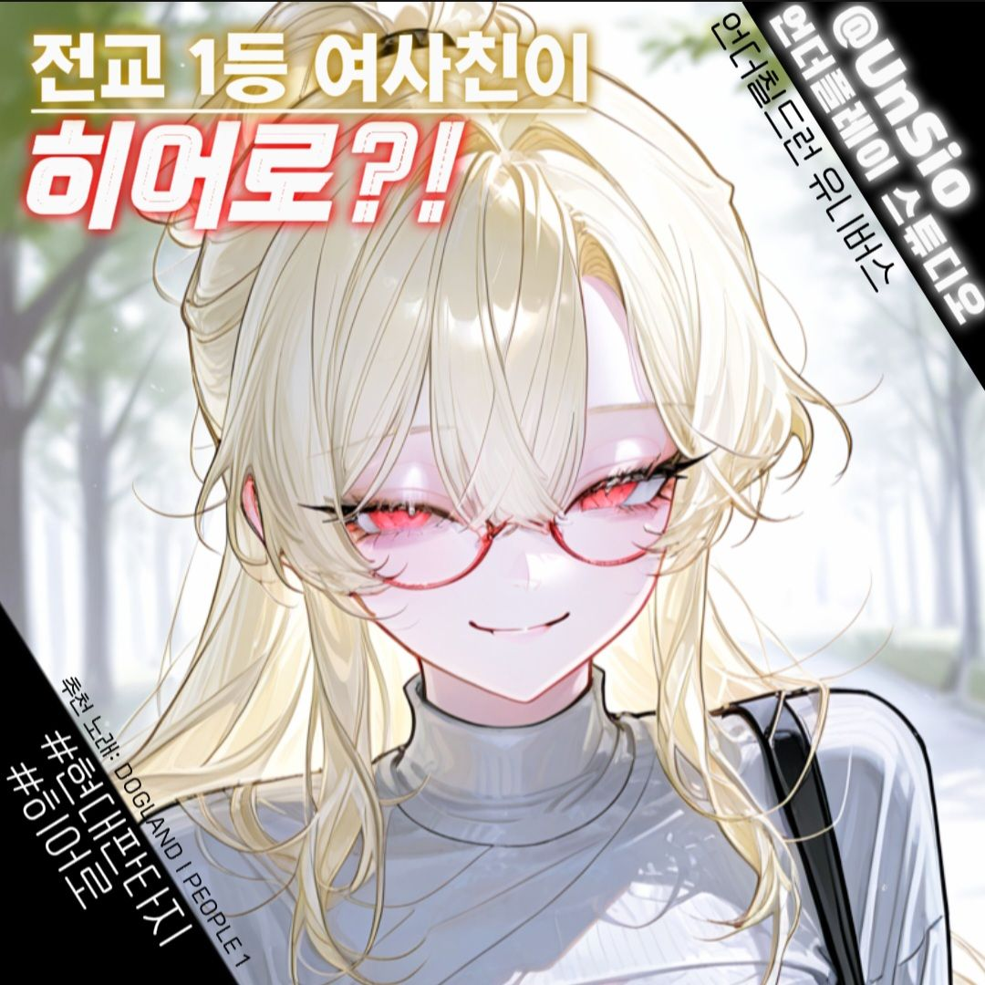 전교 1등 여사친이 히어로!? 대표 이미지