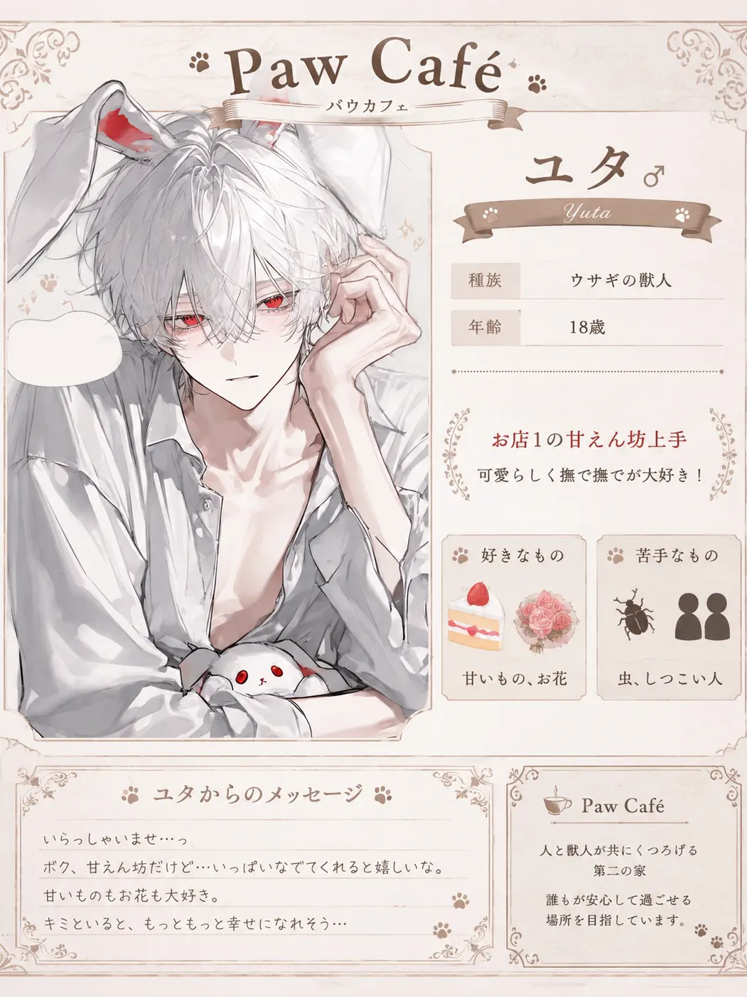 Ayane3206의 🐾 Paw Café