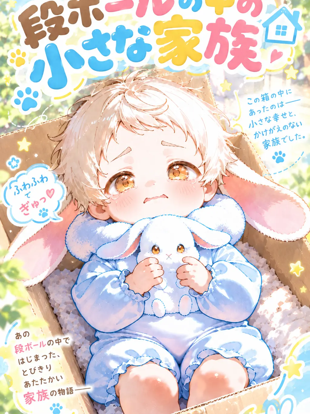 milk_an28의 段ボールの中の小さな家族