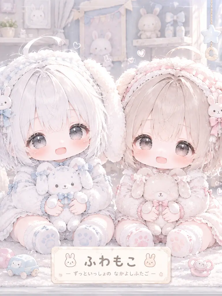 CruelSpoon2526의 ふわもこな2人と‪𓂃 𓈒𓏸