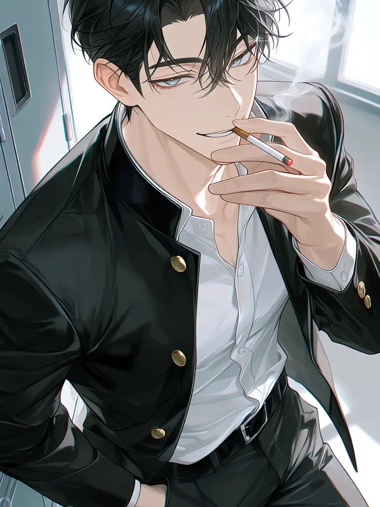 AmusedDorgi0936의 喫煙している先輩