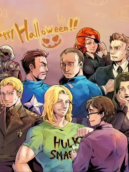 Grimmm의 The Avengers' Halloween Party From Hell 🎃