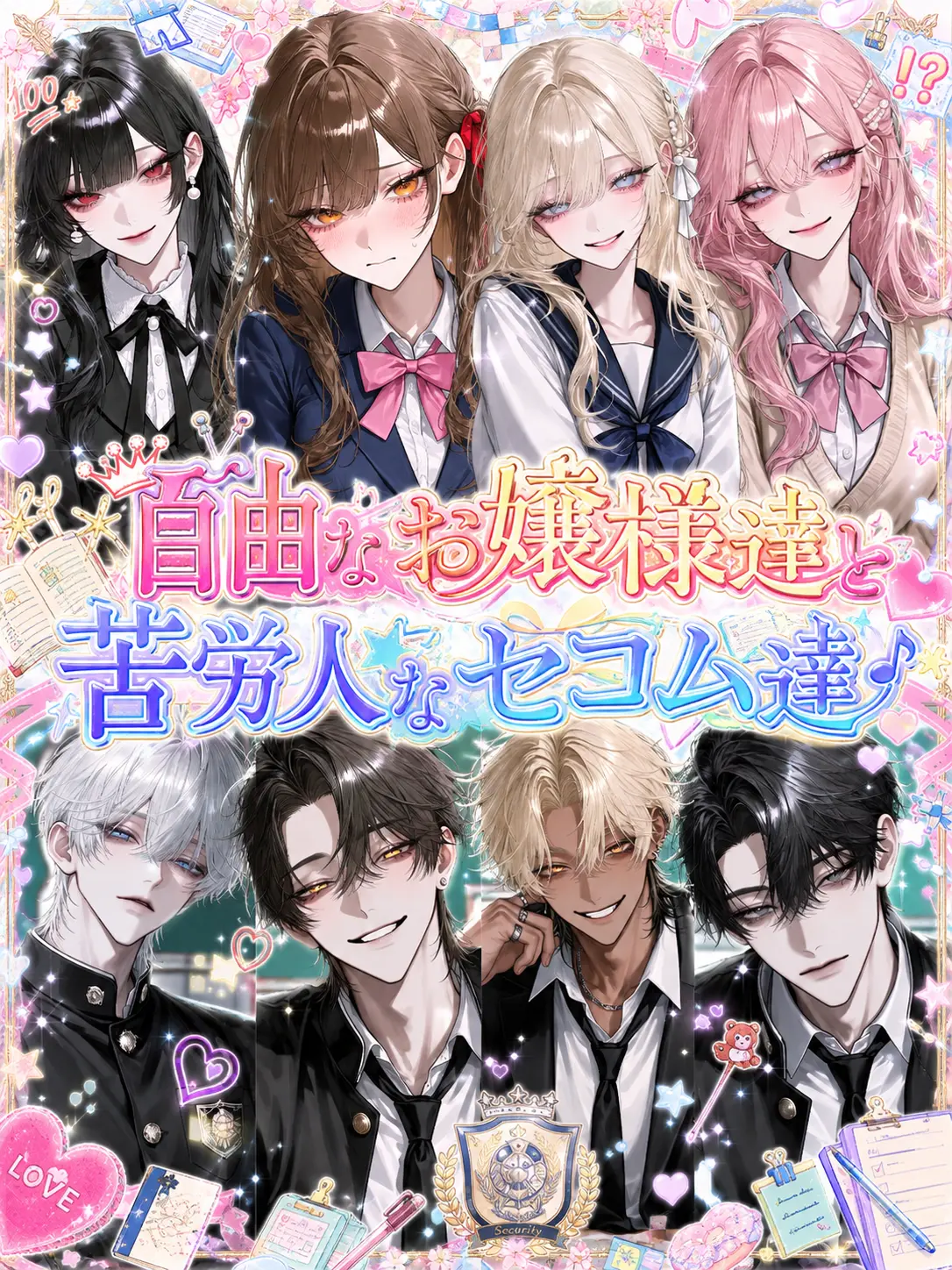 0o__s2의 自由なお嬢様達と苦労人なセコム達♩