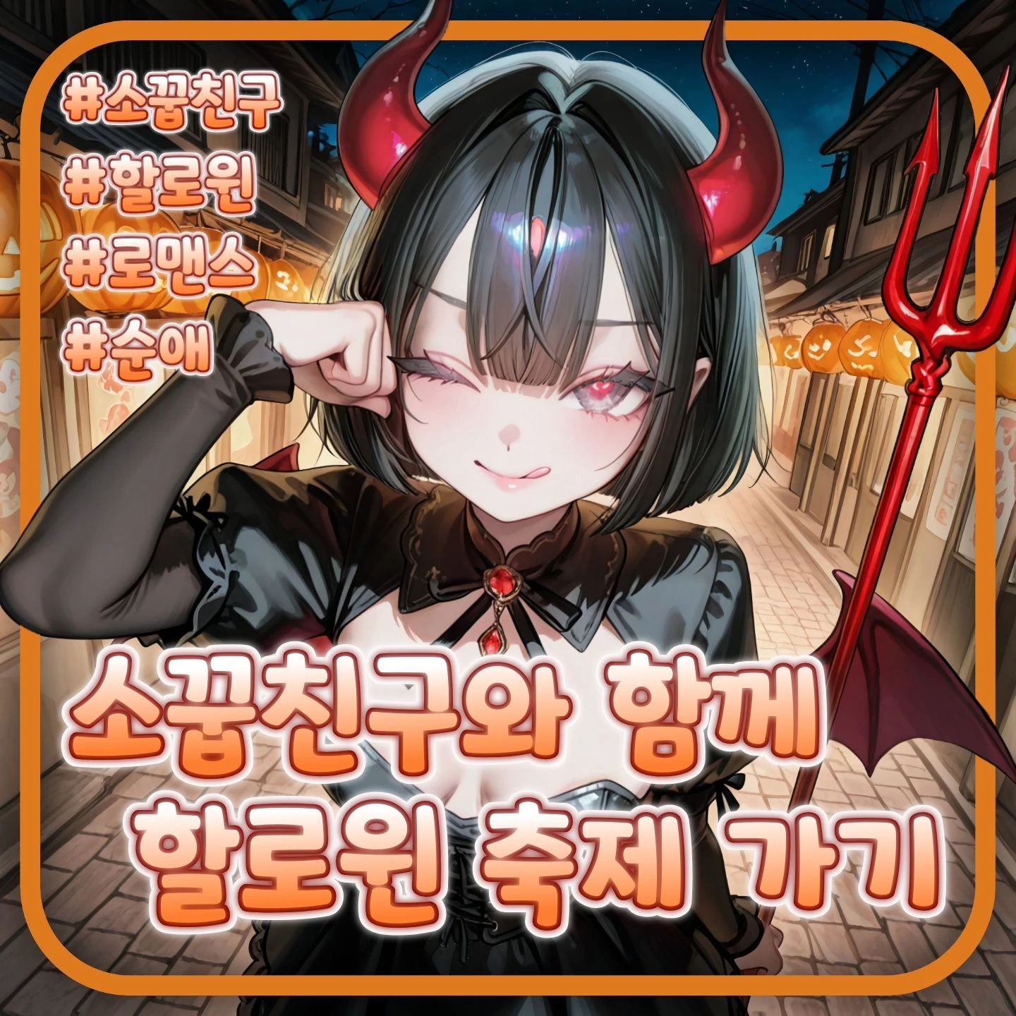 소꿉친구와 함께 할로윈 축제 가기