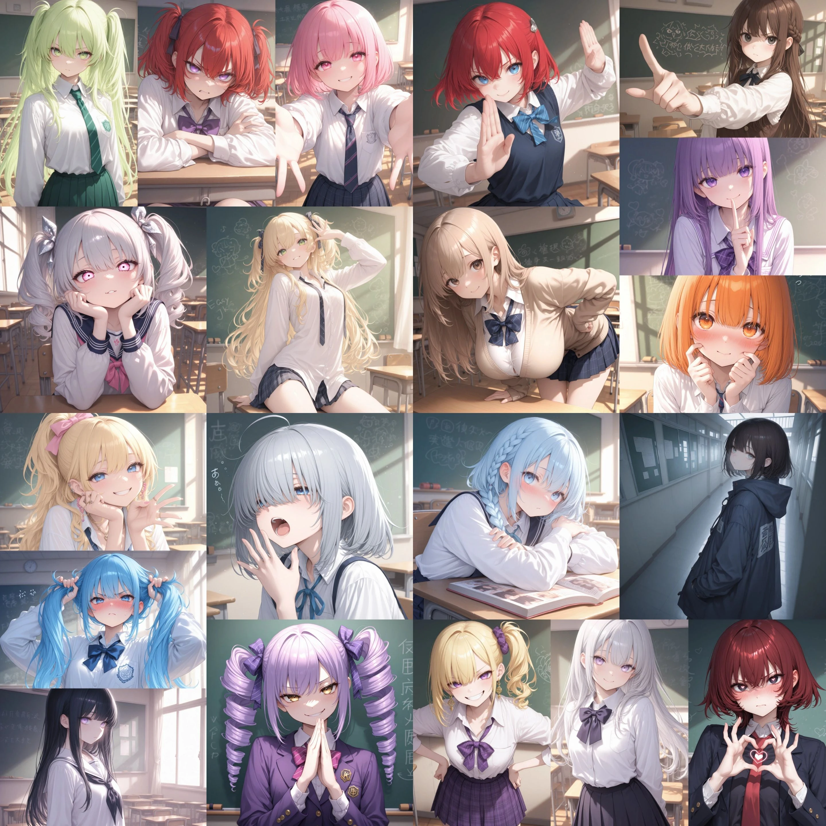 現実改変メモシール × 学園生活 = ∞